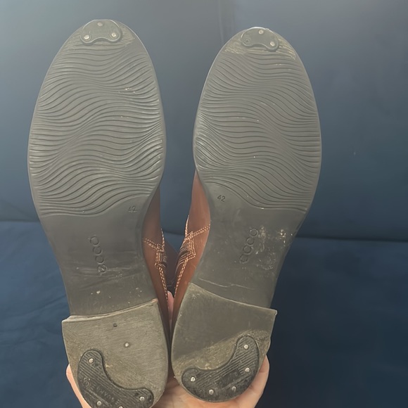 Ecco brown leather boots - Picture 6 of 6